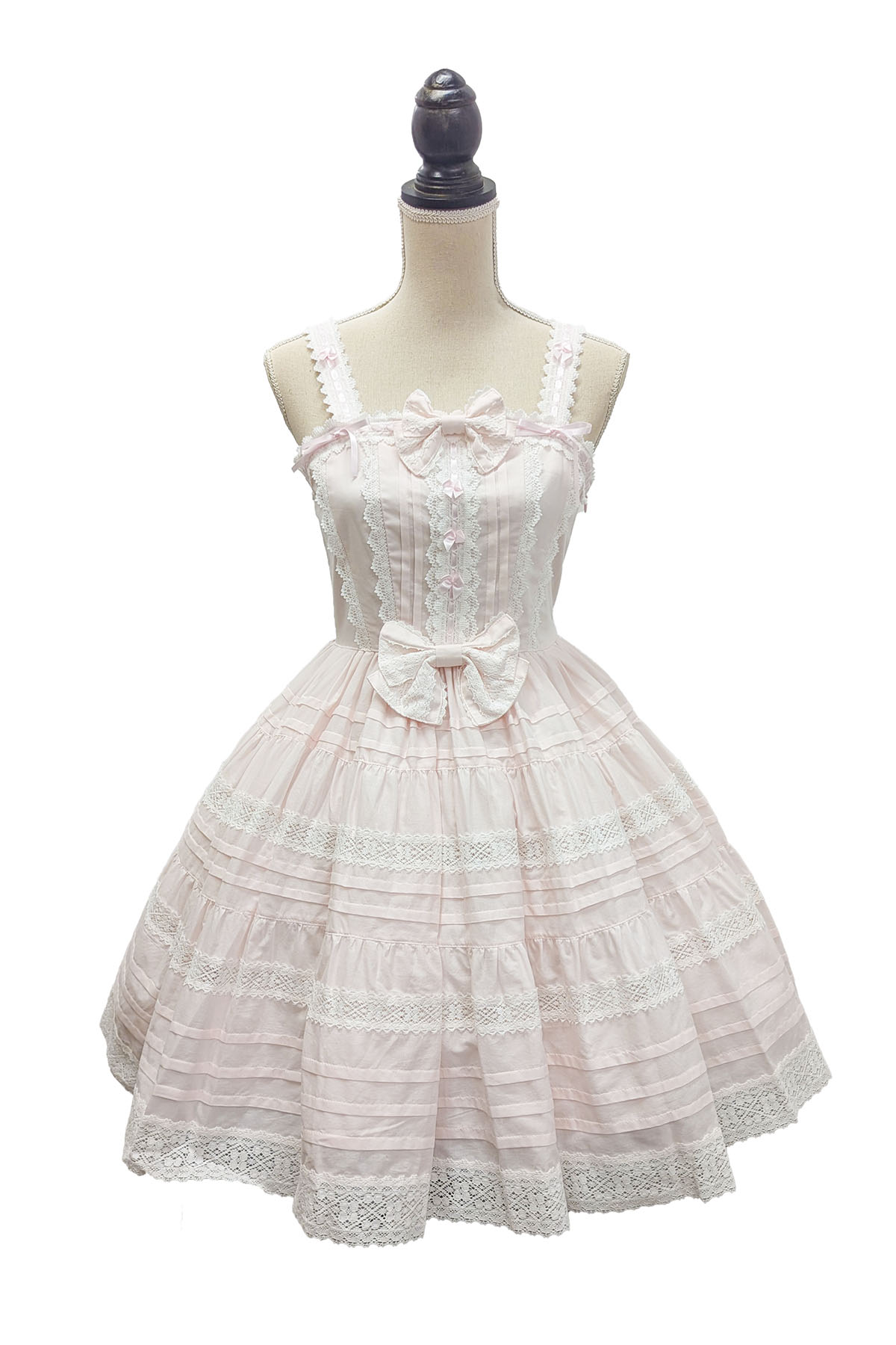 シェリルレーシィジャンパースカート ピンク｜東京ロリィタ-TOKYO