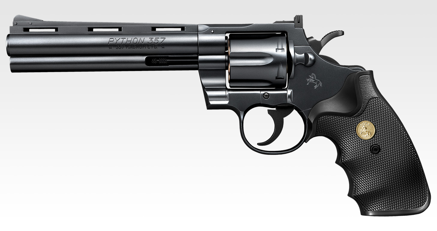 コルトパイソン.357マグナム 6インチ ブラックモデル - BBエアー
