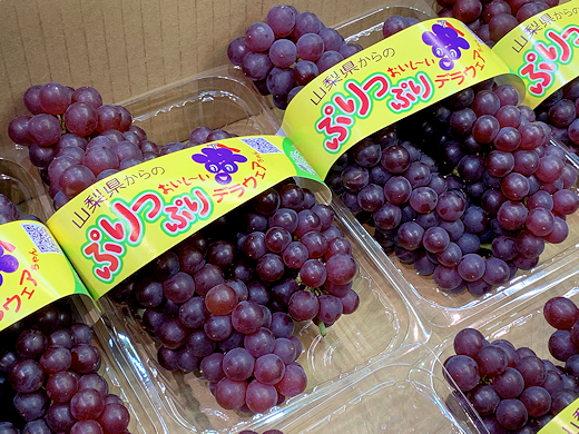 Today's photo】長野産『シャインマスカット』初荷！2024 - 東京青果