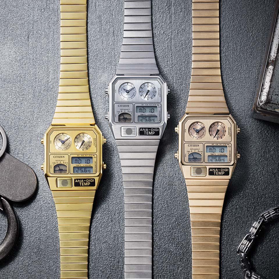 CITIZEN RECORD LABEL Metallic ANA-DIGI TEMP JG2103-56P 限定モデル