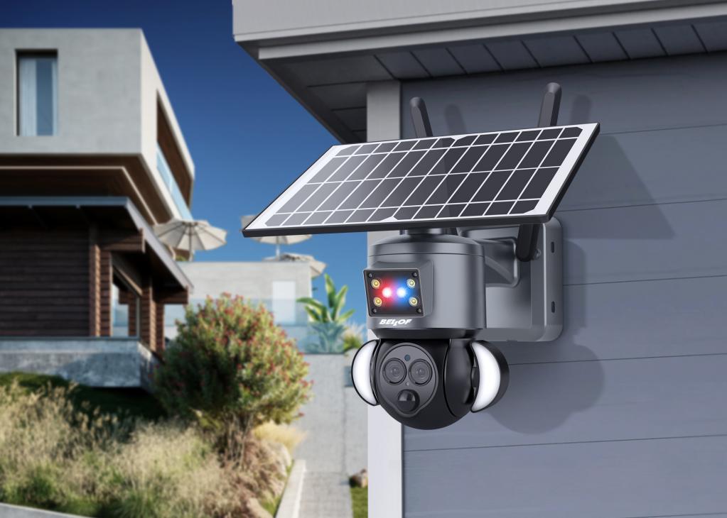 簡単設置で本格的な防犯カメラ「ソーラーバッテリー セキュリティ