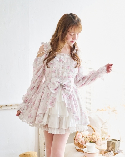 00s 希少 axes femme ビッグリボン ドットチュール レースキャミ 00s