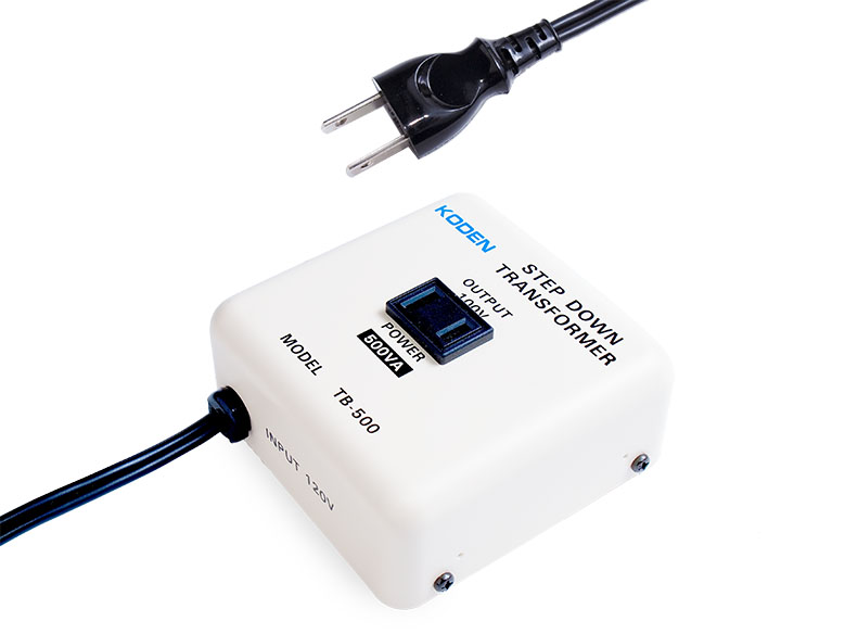 TB-500 | 海外旅行用変圧器 | トロイダルトランスのKODEN