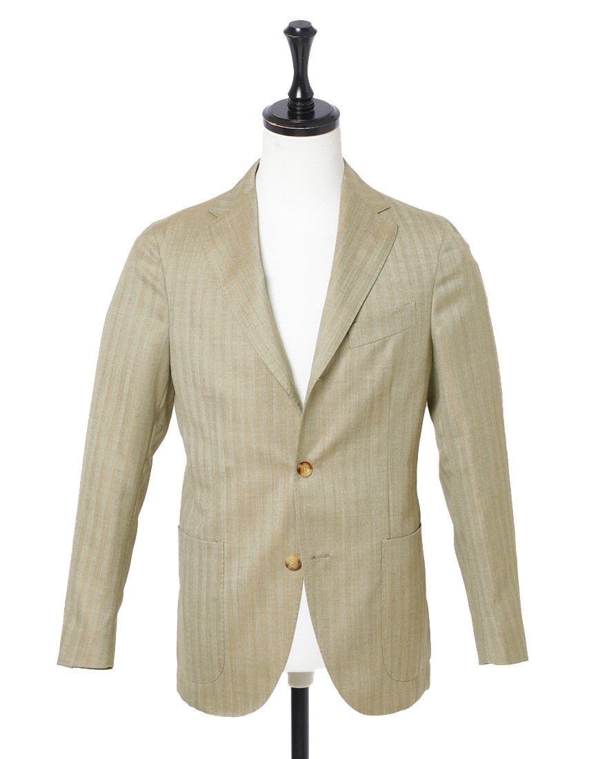 ウールシルク 3Bシングルジャケット【DOVER/ドーヴァー】｜BOGLIOLI