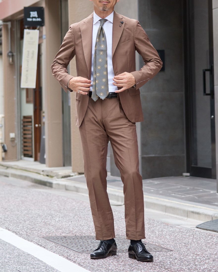 ウールコットン 3Bシングルスーツ｜LARDINI（ラルディーニ）｜TOKYOlife