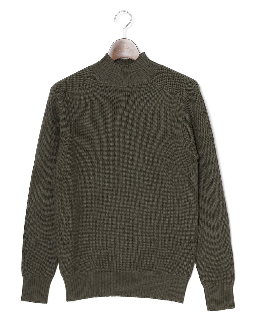 8Gレインウール モックネックニット｜GRAN SASSO（グランサッソ