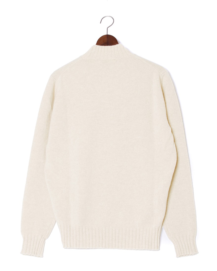 7Gカシミヤ混ウール モックネックニット｜FILIPPO DE LAURENTIIS