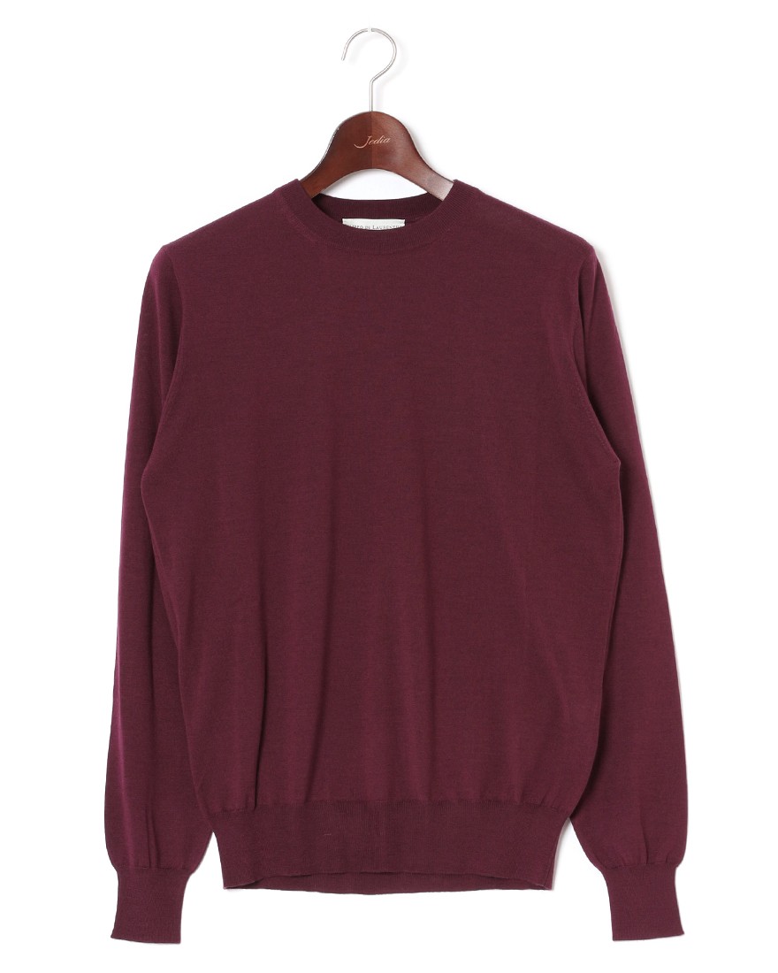 18G ウールシルクカシミヤ クルーネックニット｜FILIPPO DE LAURENTIIS