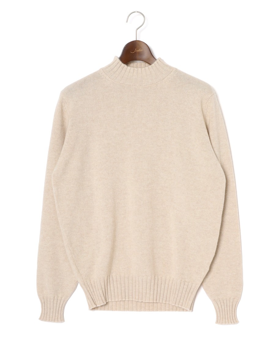 7G カシミヤ混ウール モックネックニット｜FILIPPO DE LAURENTIIS