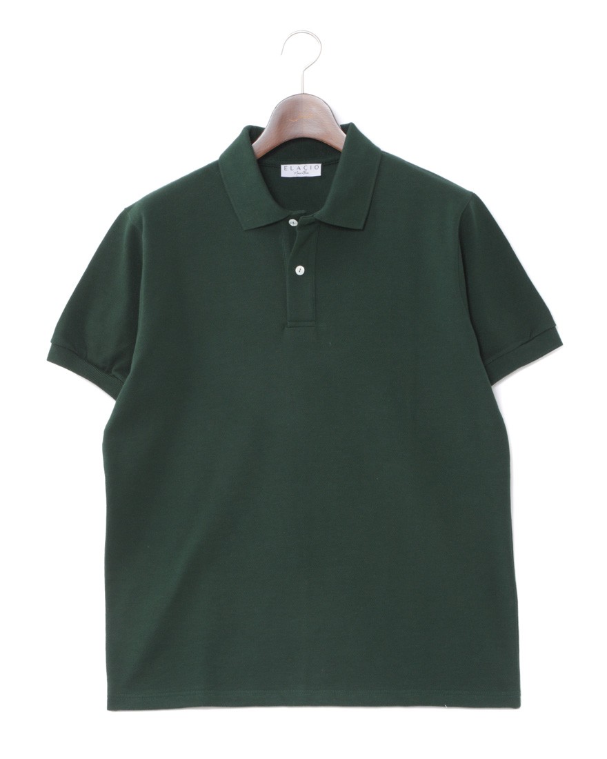 コットン鹿の子ショートスリーブポロ【Orge】｜ELACIO（エラシオ