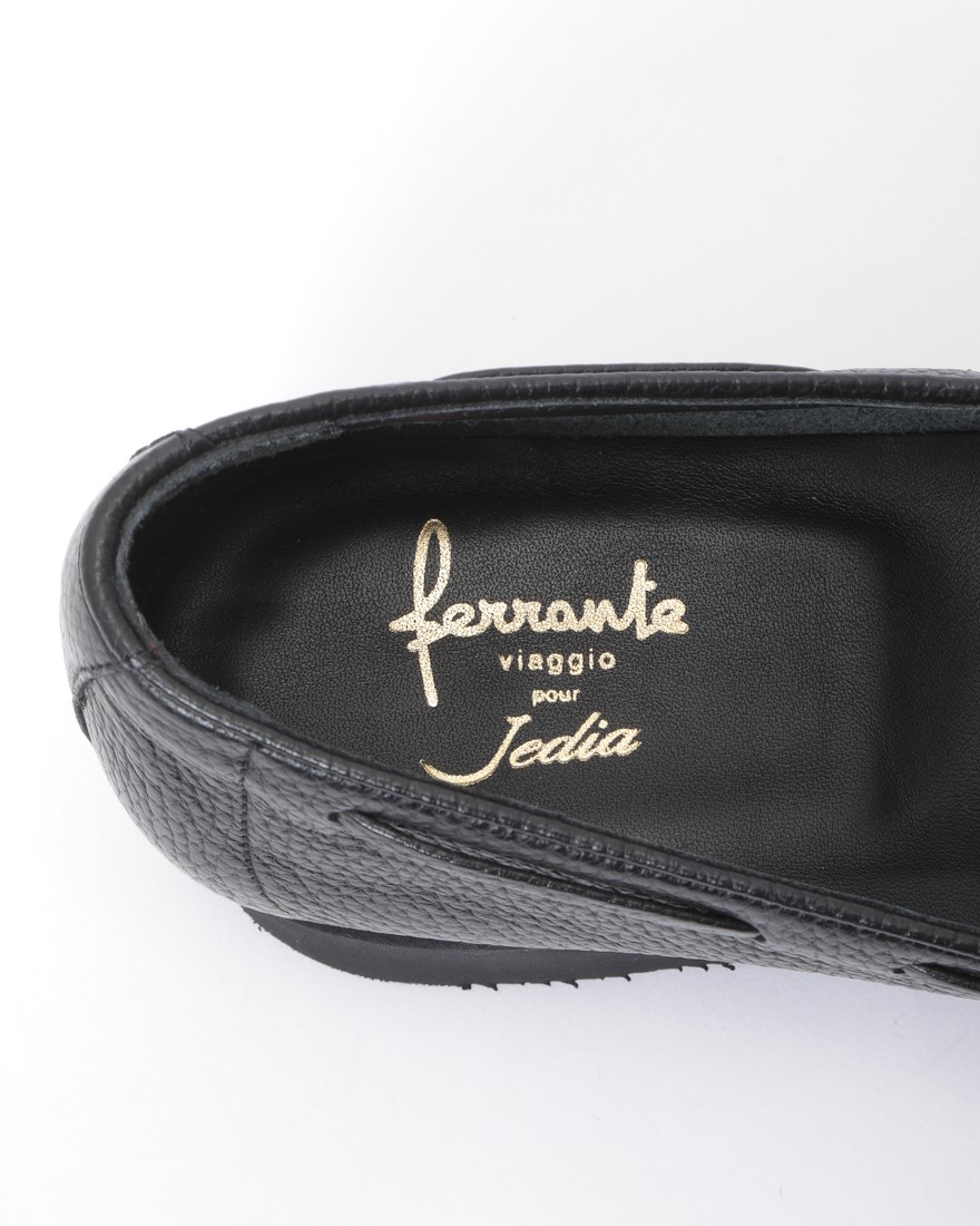 Jedia別注 シボ革タッセルローファー【CILENTO/ラバーソール