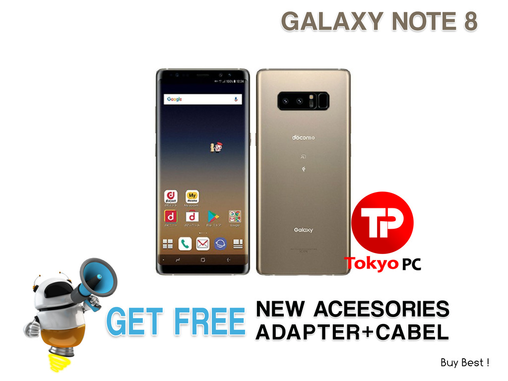 Samsung Galaxy NOTE 8 Maple Gold Color ( Unlocked )