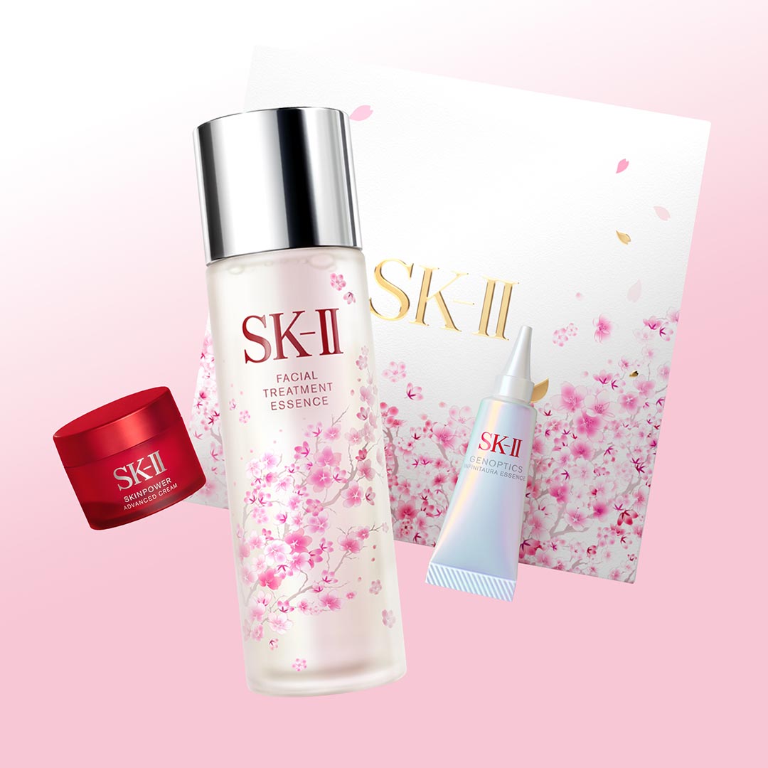 SK-II（エスケーツー）〉25年春コスメ、日本限定“桜“デザインの