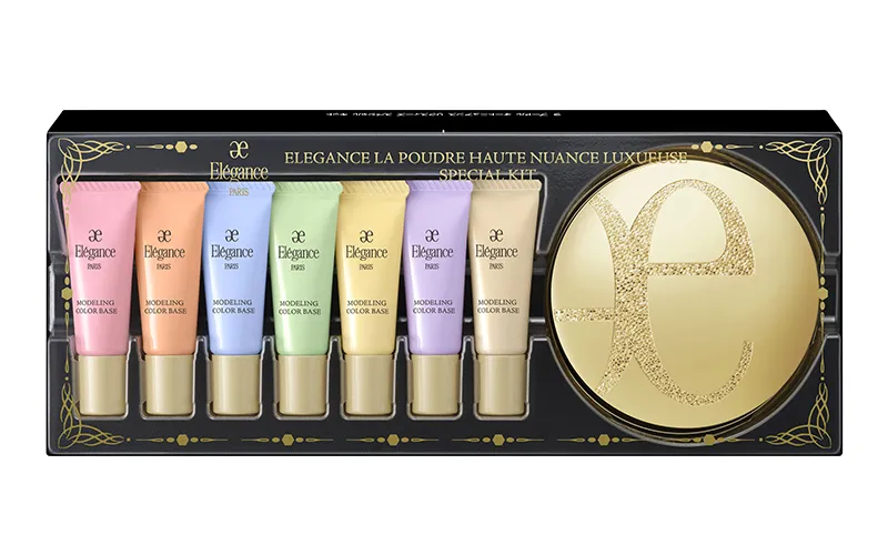 Elegance(エレガンス)〉の“新作ベース×名品パウダー”が一度に試せる