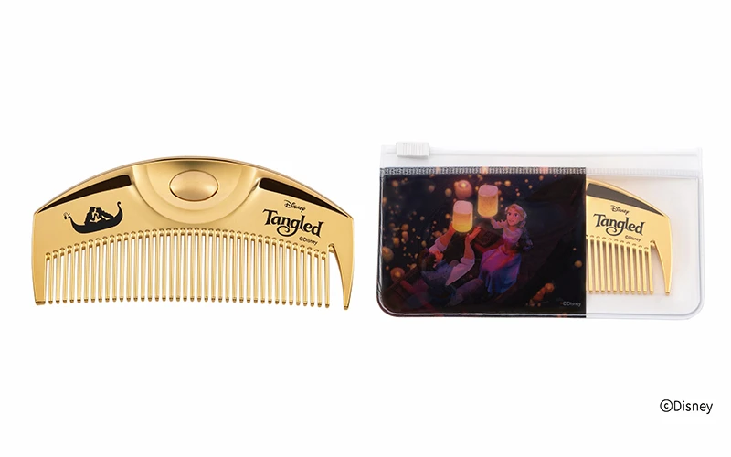 LOVECHROME®〉ディズニーデザインのヘアコーム。「ラプンツェル