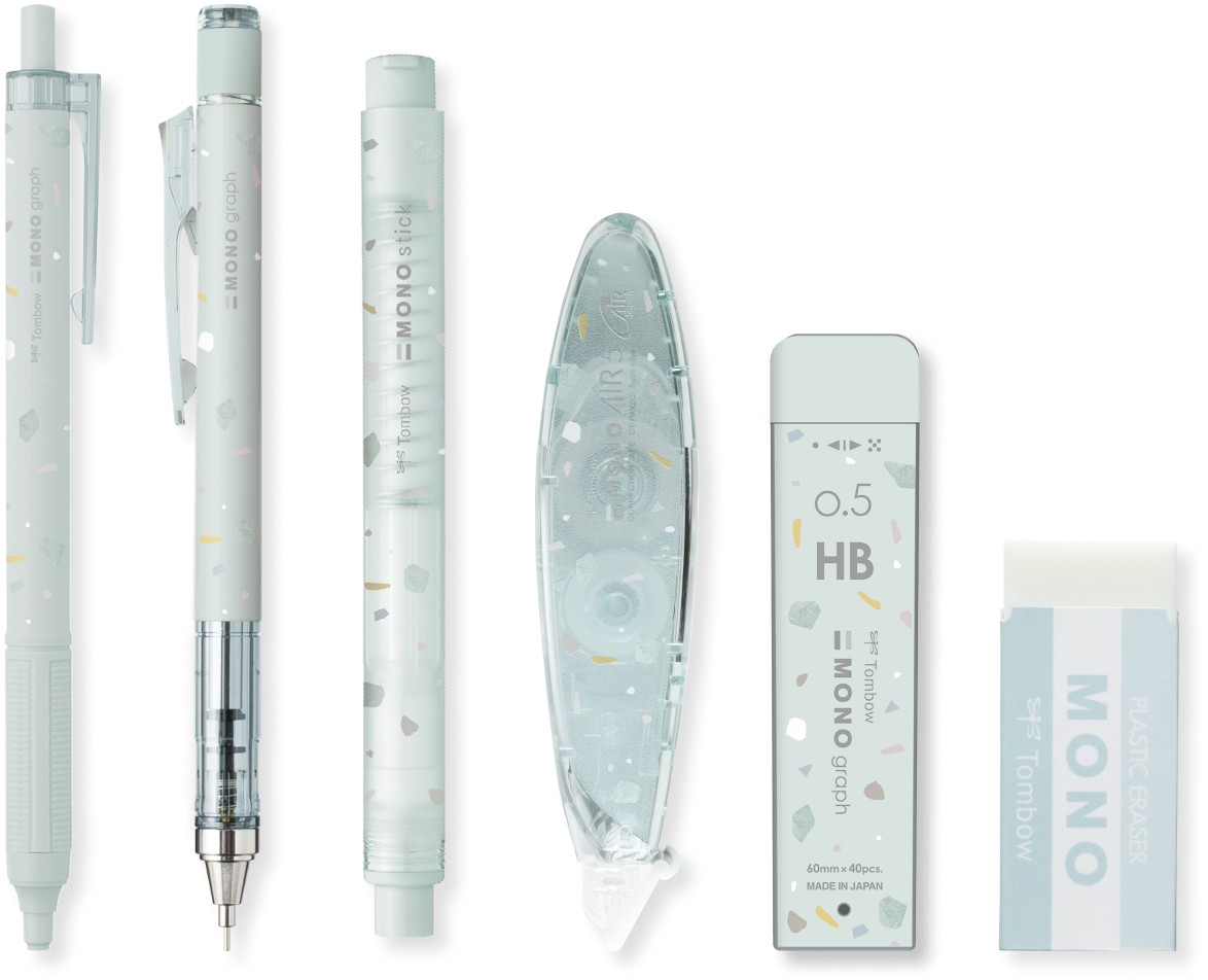 MONO × Campus ×Dr.Grip FRIXION シアーストーン | 株式会社 トンボ鉛筆