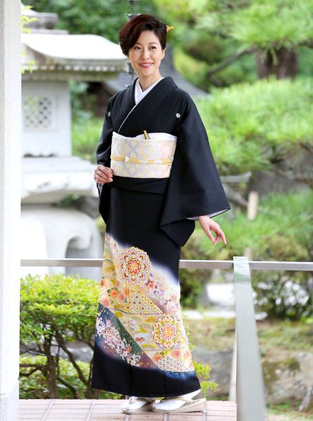 手描友禅 華文 | 黒留袖一覧 | 留袖レンタル キクヅル