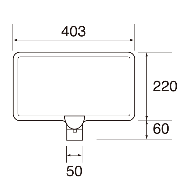 サインボード 無地 Y-04（A-2キャップ付） ホワイト/ヨコ 安全用品