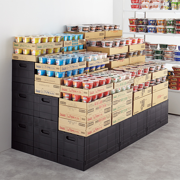 shu murakami スタッキング収納ボックス 黒 shu murakami スタッキング