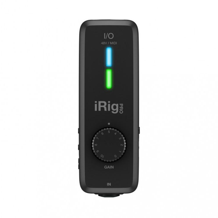 IRIG PRO I/O | INSTRUMENT/MICROPHONE INTERFACE W/ MIDI FOR IPHONE