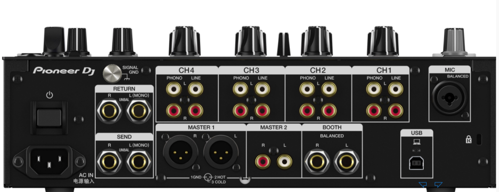 DJM-750MK2 | 4-CH DJ MIXER W/ EFFECTS & USB | Tom Lee Music