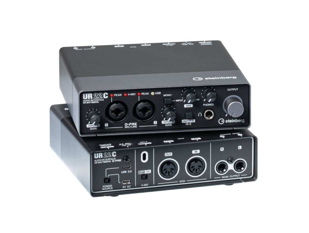 UR22C | 2X2 USB 3.0 32BIT/192KHZ AUDIO INTERFACE | Tom Lee Music