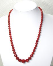 天然赤瑪瑙(南紅瑪瑙)ブレスレット/ネックレス/念珠