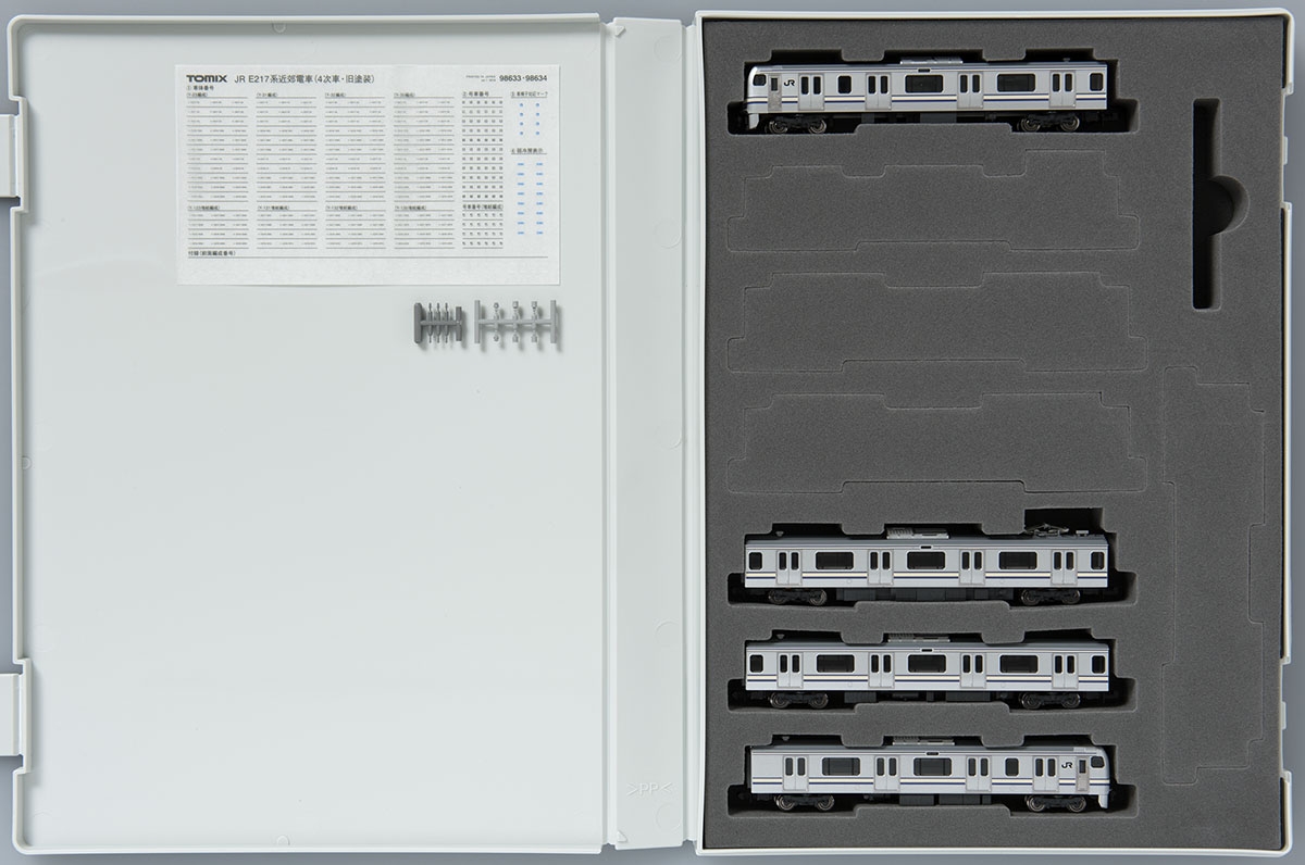 JR E217系近郊電車(4次車・旧塗装)基本セットB｜製品情報｜製品検索