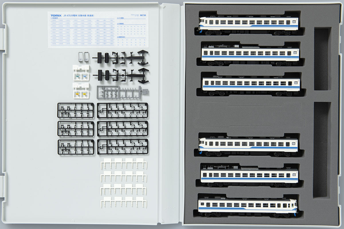 JR 475系電車(北陸本線・新塗装)セット ｜製品情報｜製品検索｜鉄道