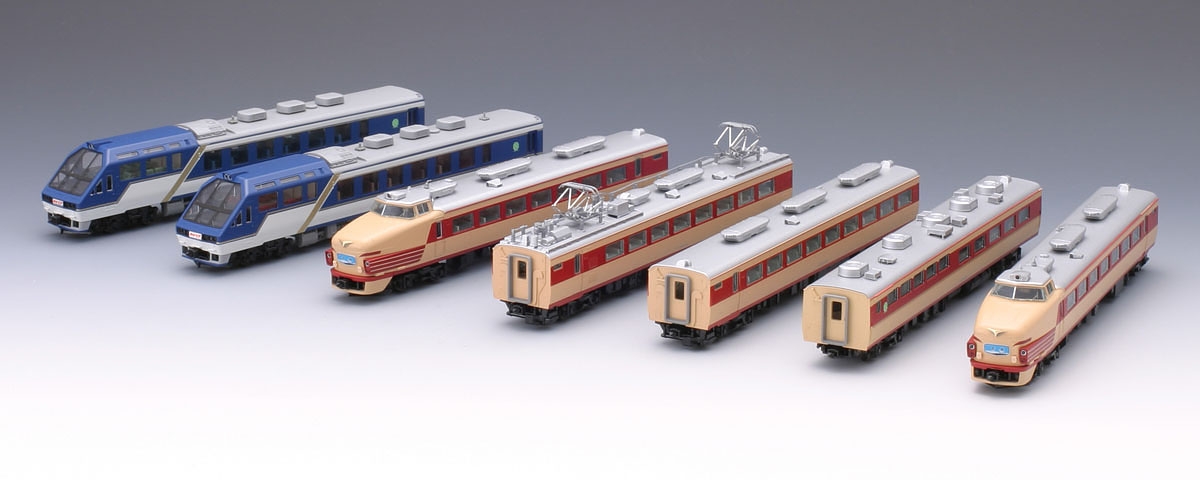 国鉄 485系特急電車（キロ65形 ゆぅトピア和倉）セット｜製品情報