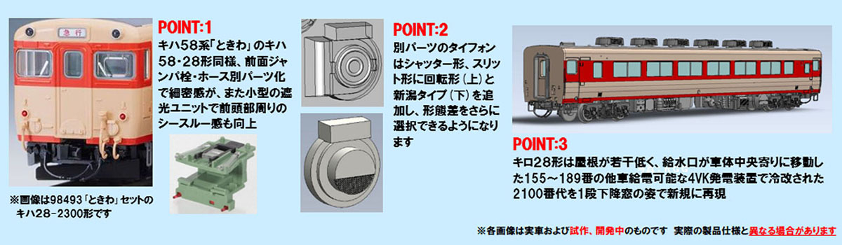 国鉄ディーゼルカー キハ28-2300形｜製品情報｜製品検索｜鉄道模型