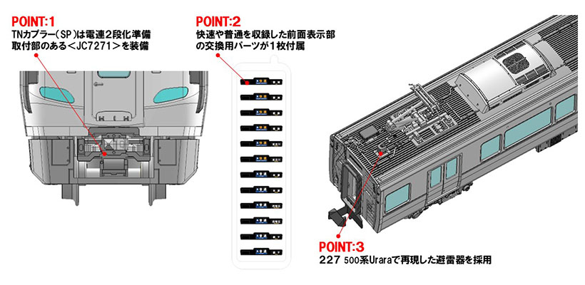 特別企画品 JR 225-100系近郊電車（びわこおおつ紫式部とれいん