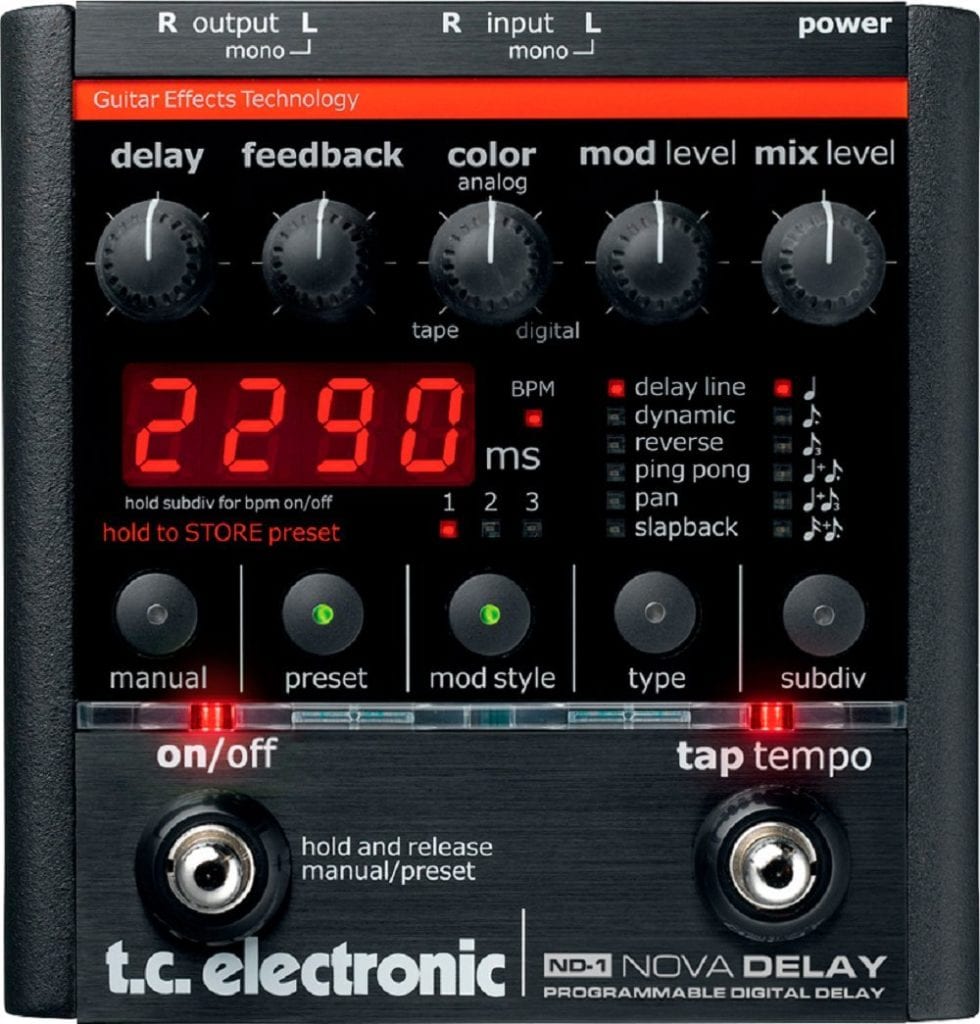 TC Electronic Nova Delay - Tonebox.com