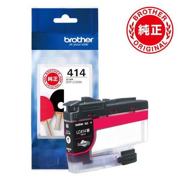 ブラザー LC414BK/C/M/Y 純正インクカートリッジ □4色セット - トナー