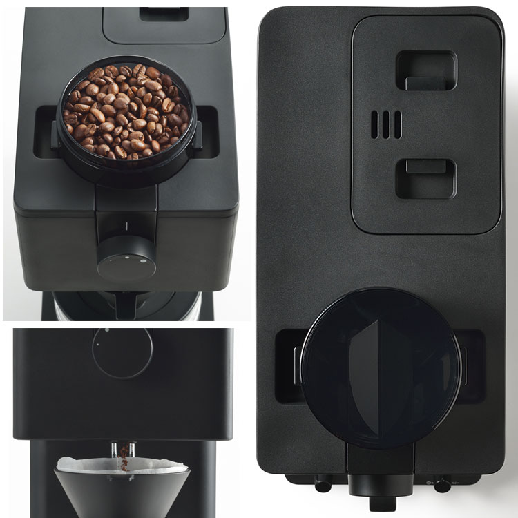 ツインバード 全自動コーヒーメーカー 3カップ CM-D457B 取寄品／着日