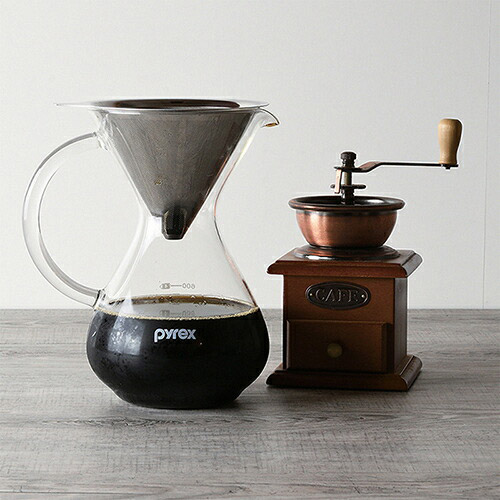 Pyrex パイレックス コーヒーサーバー 600ml ステンレスコーヒー