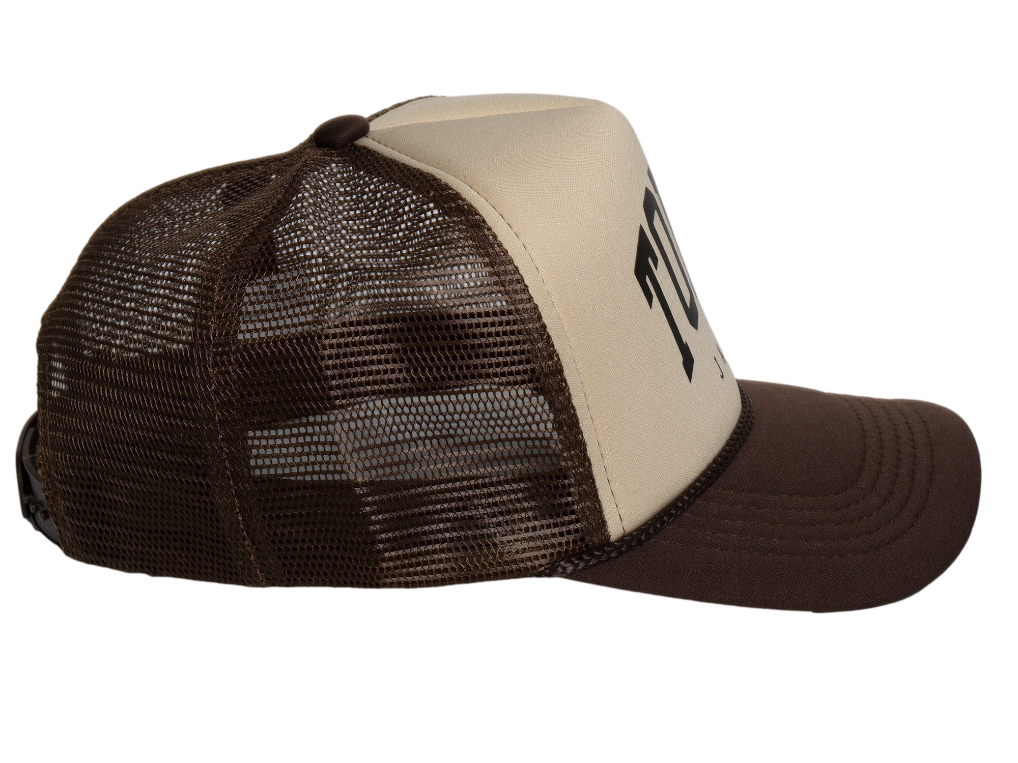 Top Headwear Men's Tokyo Trucker Hat - Japan Snapback Cap, Khaki