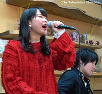 丸山純奈さんのバンドPOLUがサイン会 大阪ワンマンライブに向けて