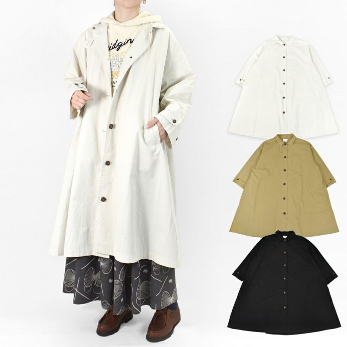 ブリスバンチ着回しやすいステンカラーコート入荷しました♪ | トップ