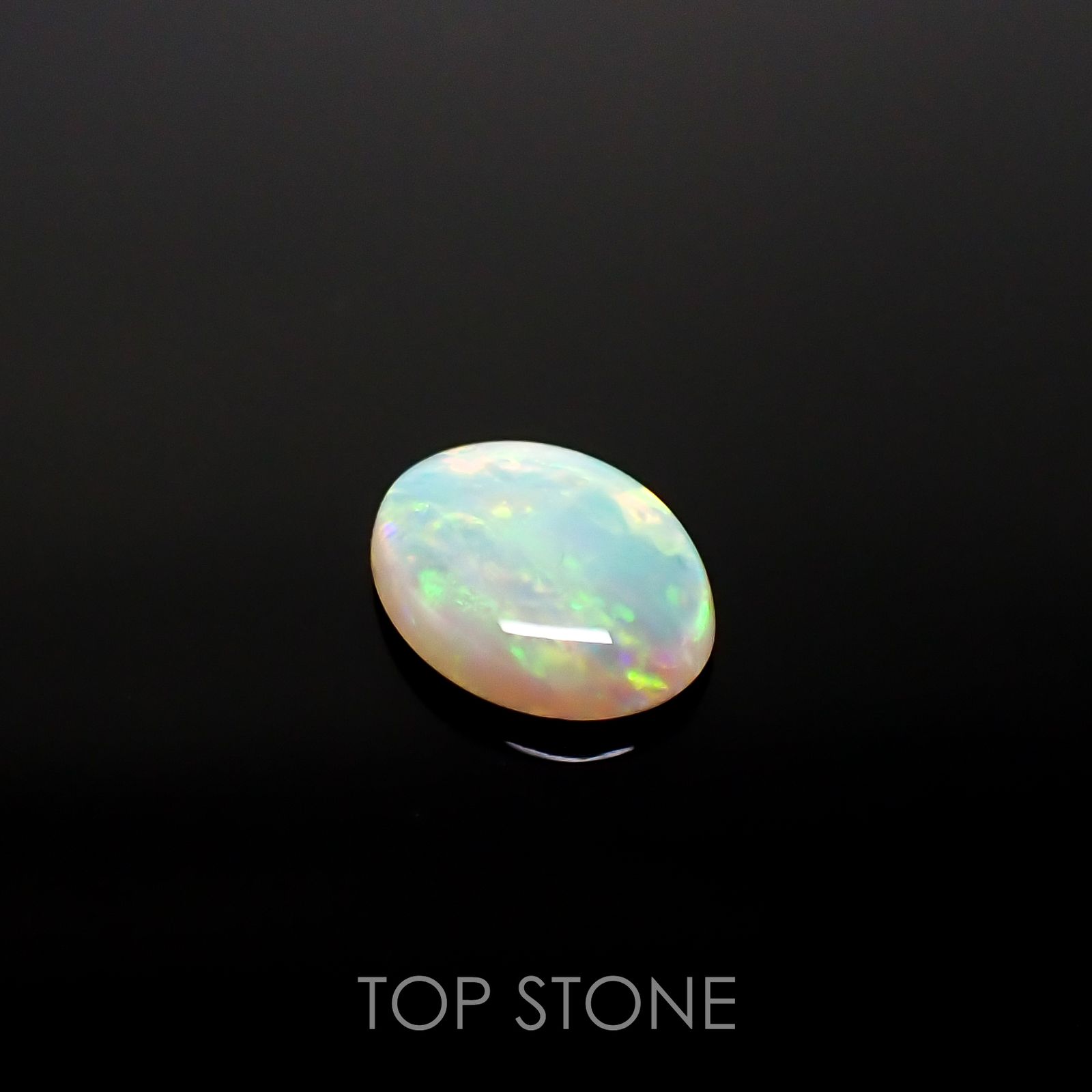 オパール(宝石名ホワイト・オパール) オーストラリア産 ソ付(彩珠