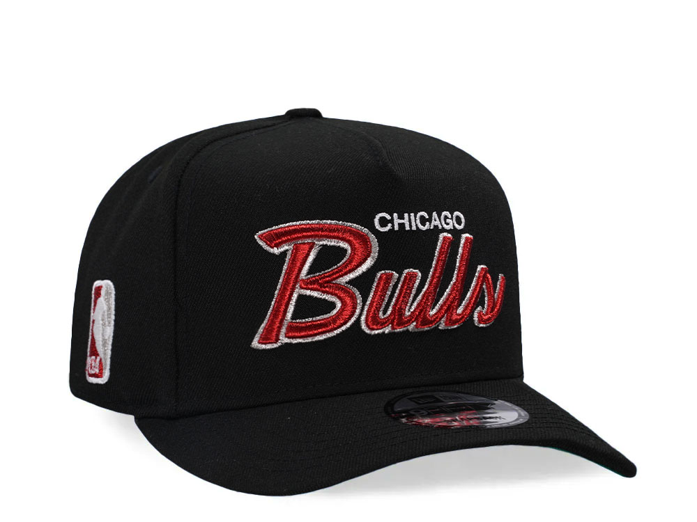 New Era Chicago Bulls Black Throwback Edition 9Fifty A Frame