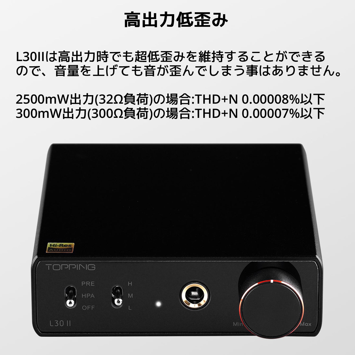 TOPPING(トッピング) L30 II ヘッドホンアンプ – オレメカTOPPING店