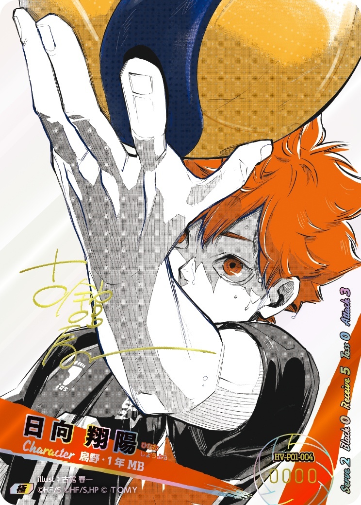 日向 翔陽【極】《烏野》[型番HV-P01-004]【古舘春一先生のサイン入り