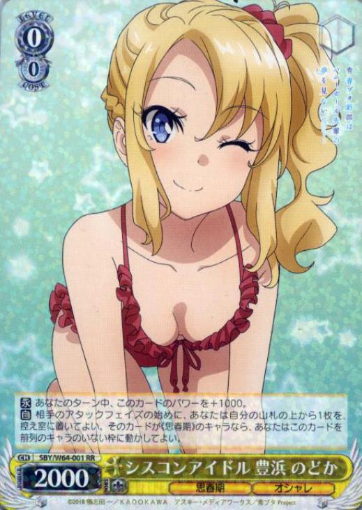 シスコンアイドル 豊浜 のどか【ヴァイスシュヴァルツトレカお買得価格