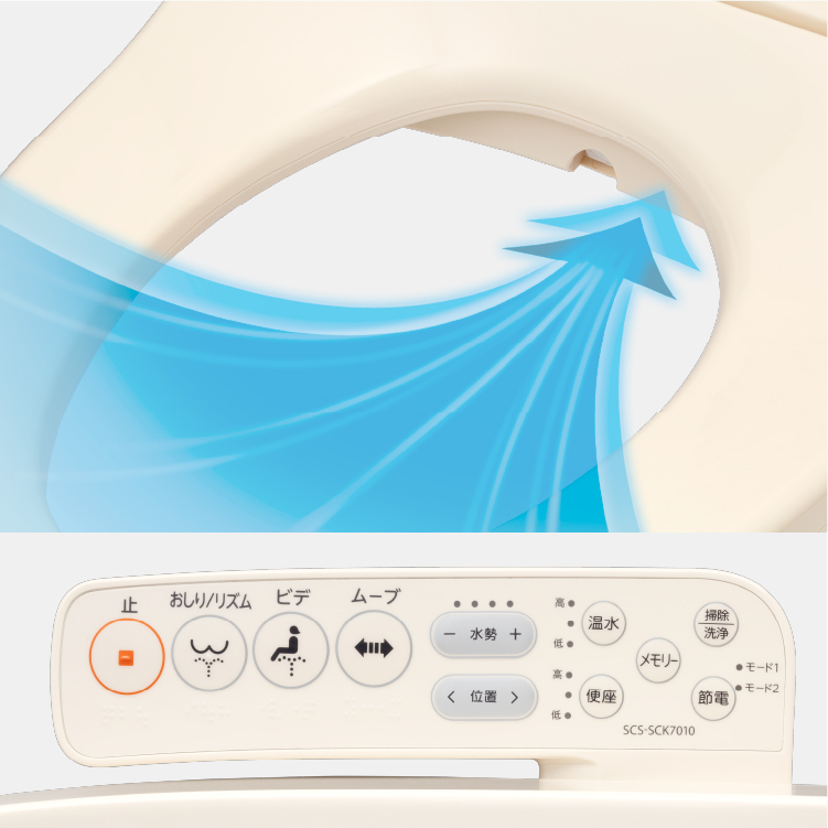 SCS-SCK7010 | 温水洗浄便座 | 東芝ライフスタイル株式会社
