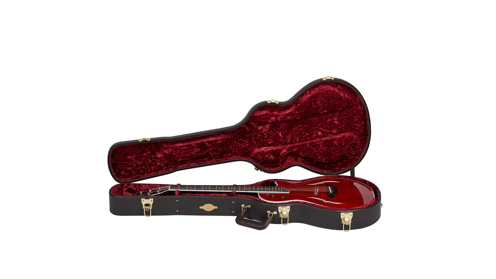 Hard Cases - T5z Taylor Deluxe Brown Hardshell Case | Taylor Guitars