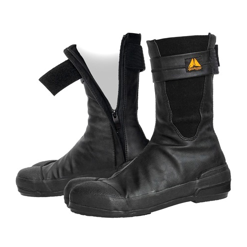 Safety Tabi :: New Soukaido Synthetic Leather Safety Zipper Tabi