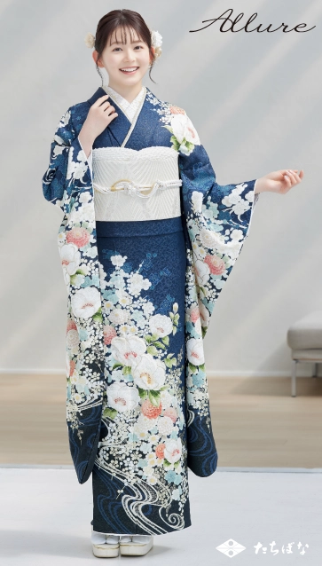 久間田 琳加 ×Allure（アリュール）の振袖-紺|成人記念の新作振袖