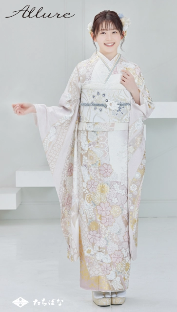 久間田 琳加 ×Allure（アリュール）の振袖-白|成人記念の新作振袖
