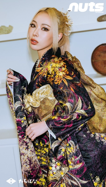 原ちゃん×nuts（ナッツ）-紫|ハタチ記念の新作振袖ご紹介 nt-810